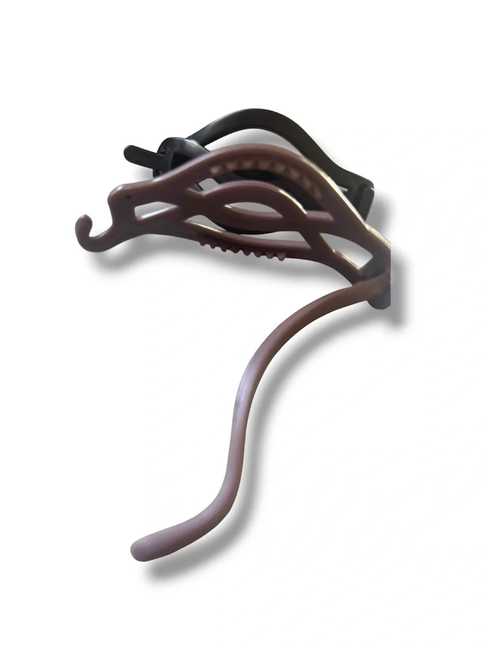 Women’s Twist Wave Hair Clips - Purple & Black